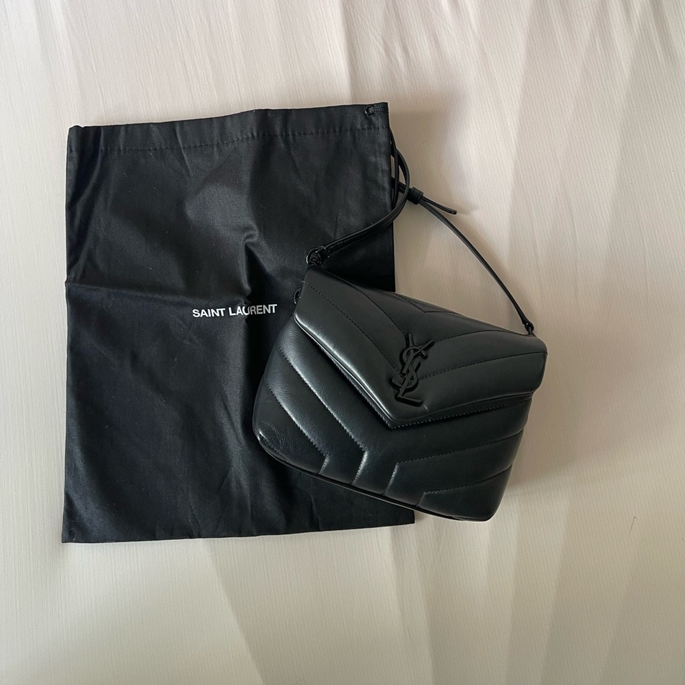 Saint Laurent Toy Loulou In Quilted Leather